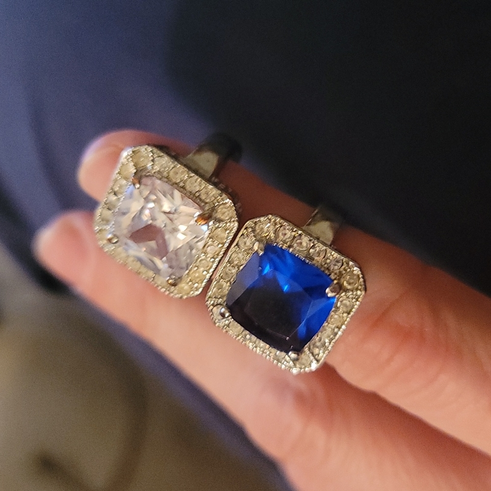 Two cocktail rings